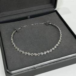 Messika 18k White Gold Diamonds My Twin Necklace