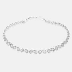 Messika 18k White Gold Diamonds My Twin Necklace