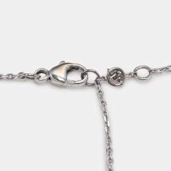 Pre Owned Messika White Gold Diamond Pave Lucky Eye Bracelet