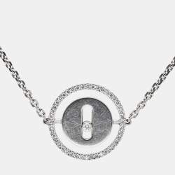 Messika Lucky Move Diamonds 18k White Gold Bracelet
