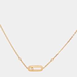 Messika Move Uno Diamonds 18k Rose Gold Bracelet