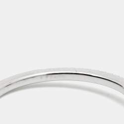 Messika Move Uno Diamond 18k White Gold Ring Size 52