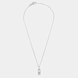 Messika Move Uno Diamonds 18k White Gold LM Necklace