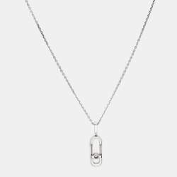 Messika Move Uno Diamonds 18k White Gold LM Necklace