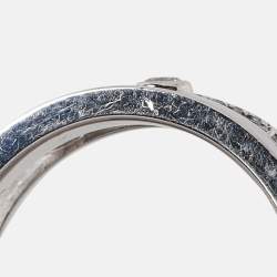 Messika Move Romane Diamonds 18k White Gold Ring Size 54