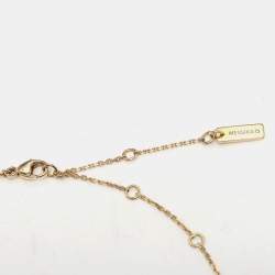 Messika Move Uno Pave 18k Yellow Gold Necklace