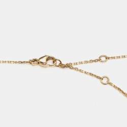 Messika Move Uno Pave 18k Yellow Gold Necklace