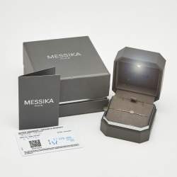 Pre Owned Messika Joy Diamonds 18k White Gold Bracelet