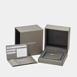 Pre Owned Messika Baby Move Pavé Diamonds 18k Rose Gold Necklace