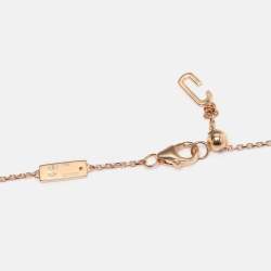 Pre Owned Messika by Gigi Hadid Move Addiction Diamond 18k Rose Gold Necklace