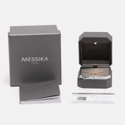 Pre Owned Messika by Gigi Hadid Move Addiction Diamond 18k Rose Gold Necklace