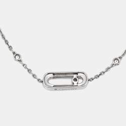 Pre Owned سوار ميسيكا موف أونو ذهب أبيض عيار 18 وألماس
