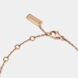 Pre Owned Messika Move Uno Pavé Diamonds 18k Rose Gold Bracelet