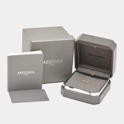 Pre Owned Messika Move Uno Pavé Diamonds 18k Rose Gold Bracelet