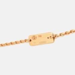 Pre Owned Messika Gigi Hadid Move Addiction Diamond 18k Rose Gold Necklace