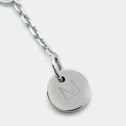 Pre Owned Messika Diamond Pave 18k White Gold Children Bracelet