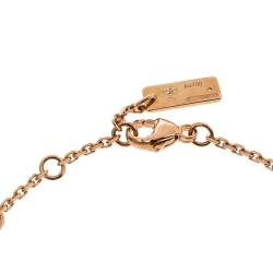 Messika Lucky Move Pave Diamond 18K Rose Gold Chain Link Bracelet