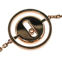 Messika Lucky Move Pave Diamond 18K Rose Gold Chain Link Bracelet