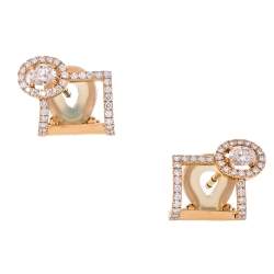 Messika Glam'Azone Diamond 18K Rose Gold Earrings