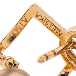 Messika Glam'Azone Diamond 18K Rose Gold Earrings