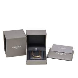 Pre Owned Messika Baby Move Diamond 18K Yellow Gold Pendant Necklace