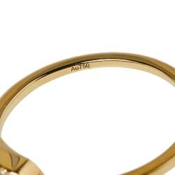 Messika Move Uno Diamond 18K Yellow Gold Ring Size 55