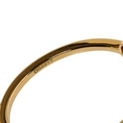 Messika Move Uno Diamond 18K Yellow Gold Ring Size 55