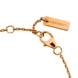 Pre Owned Messika Baby Move Diamond 18K Rose Gold Bracelet