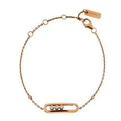 Messika Baby Move Diamond 18K Rose Gold Bracelet