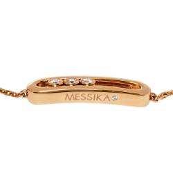 Messika Baby Move Diamond 18K Rose Gold Bracelet