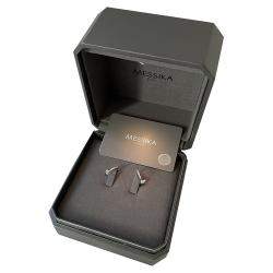 Messika 18ct White Gold and Diamond Gatsby Hoop Earrings