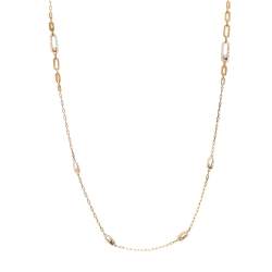 Pre Owned Messika Move Uno Diamond 18K Rose Gold Long Necklace