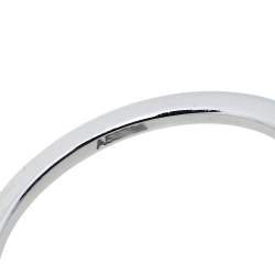 Messika Move Uno Pave Diamond 18K White Gold Ring Size 52