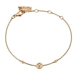 Pre Owned Messika Mini Joy XS Diamond 18K Rose Gold Bracelet