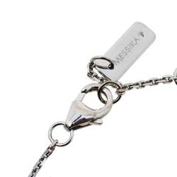 Messsika Baby Move Pave Diamond 18K White Gold Bracelet