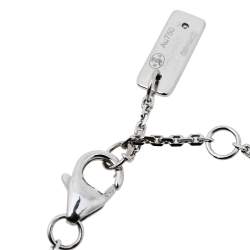Messsika Baby Move Pave Diamond 18K White Gold Bracelet