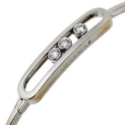 Messika Move Thin Diamond 18K White Gold Bracelet M