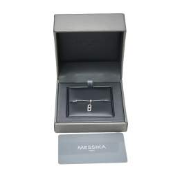 Pre Owned Messika Move Uno Diamond 18K White Gold Ankle Bracelet