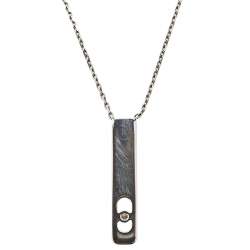 Messika My First Diamond Pave 18K White Gold Pendant Necklace