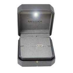 Messika by Gigi Hadid Move Addiction Pave Diamond 18K White Gold Bracelet