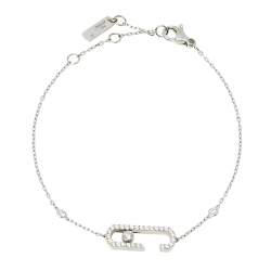Messika by Gigi Hadid Move Addiction Pave Diamond 18K White Gold Bracelet