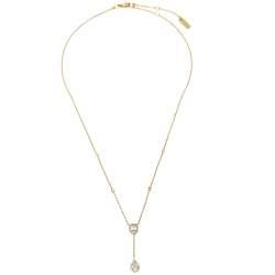 Pre Owned Messika My Twin Tie Diamond 18K Yellow Gold Necklace