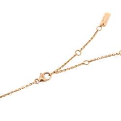 Pre Owned Messika My First Diamond Pave 18K Rose Gold Pendant Necklace