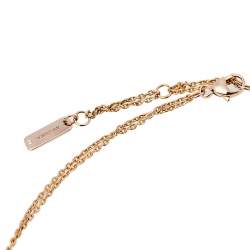 Messika Move Pave Diamond 18K Rose Gold Double Chain Necklace