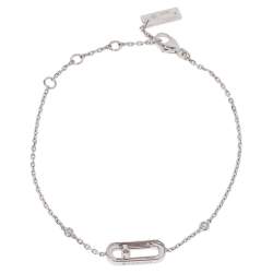 Messika Move Uno Pavé Diamond 18K White Gold Bracelet