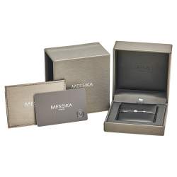 Messika Joy Diamond 18K White Gold Charm Bracelet XS