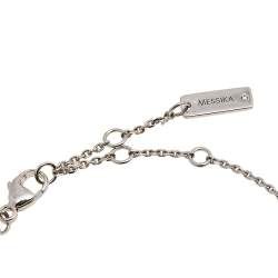 Messika Joy Diamond 18K White Gold Charm Bracelet XS
