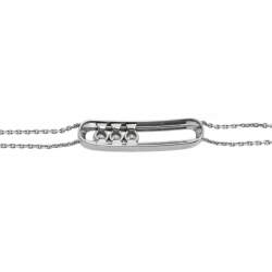 Pre Owned Messika Move Classique Diamond 18K White Gold Bracelet