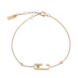 Pre Owned Messika Move Addiction Diamond 18K Rose Gold Chain Link Bracelet