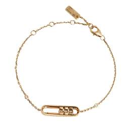 Pre Owned Messika Baby Move Pave Diamond 18K Rose Gold Bracelet